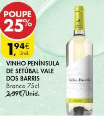 Vinho Península de Setúbal Vale Dos Barris 75cl