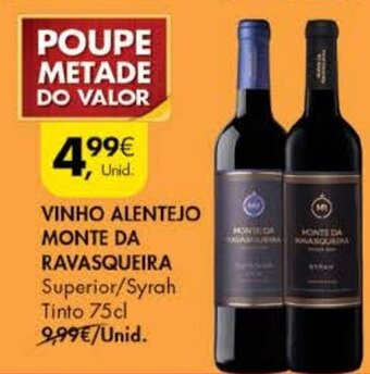 Vinho Alentejo Monte da Ravasqueira 75cl