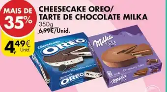 Cheesecake Oreo/Tarte de Chocolate Milka 350g