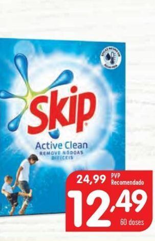 Detergente em pó skip