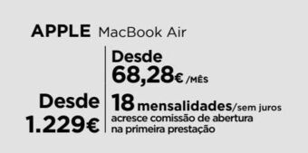 El Corte Inglés Macbook air apple promoção