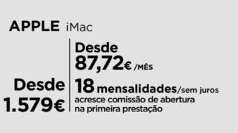 El Corte Inglés Imac apple promoção