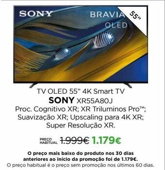 El Corte Inglés Tv 55'' led sony promoção