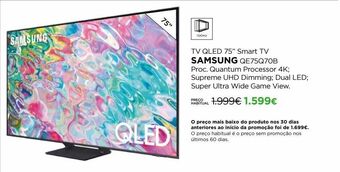 El Corte Inglés Smart tv samsung promoção