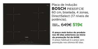 Placa de cozinha bosch