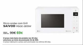 El Corte Inglés Microondas promoção