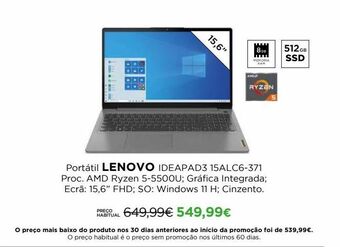 Notebook lenovo