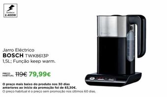El Corte Inglés Jarra de cozinha bosch promoção
