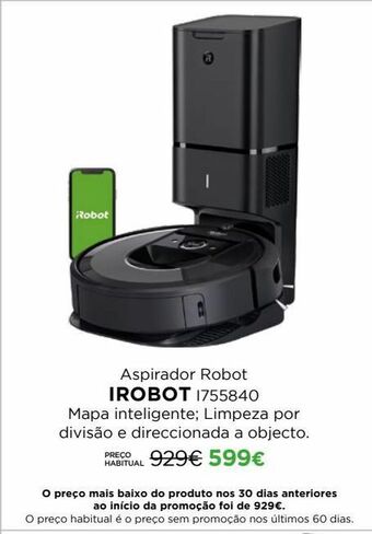 El Corte Inglés Aspirador robot irobot promoção