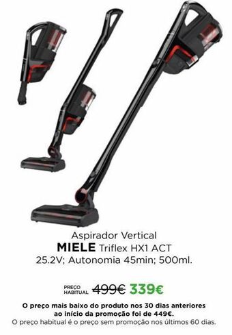 El Corte Inglés Aspirador vertical miele promoção
