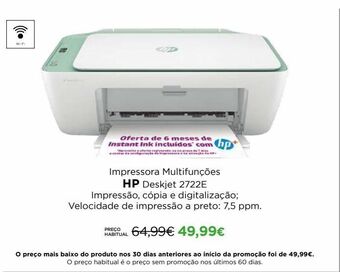Impressora multifuncional hp