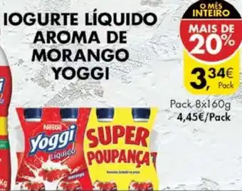 Pingo Doce Iugorte Líquido Aroma de Morngo Yoggi Pack 8x160g promoção