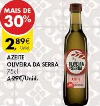 Pingo Doce Azeite Oliveira da Serra 75cl promoção