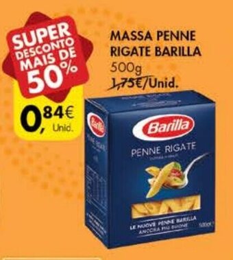 Pingo Doce Massa Penne Rigate Barilla 500g promoção
