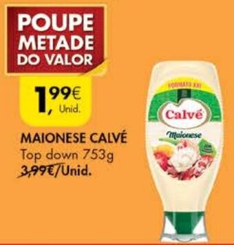 Pingo Doce Maionese  Calvé 753g promoção