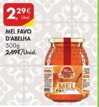 Pingo Doce Mel Favo D'Abelha 500g promoção