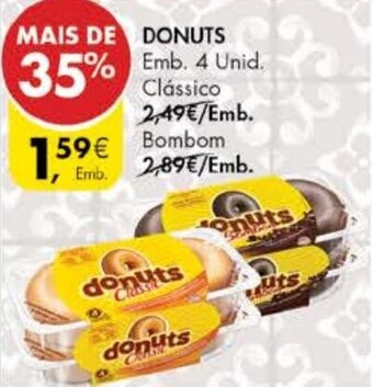 Donuts Clássico/Bombom 4 Unid