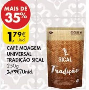 Pingo Doce Café Moagem Universal Tradição Sical 250g promoção