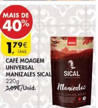 Café Moagem Universal Manizales Sical 220g