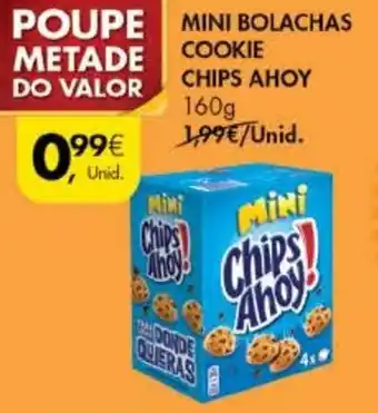 Pingo Doce Mini Bolachas Cookie Chips Ahoy 160g promoção
