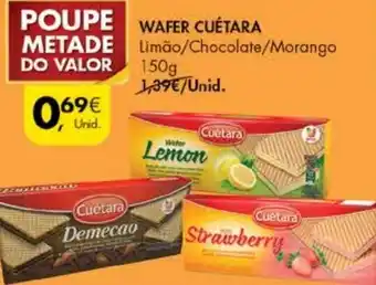 Pingo Doce Wafer Cuétara 150g promoção