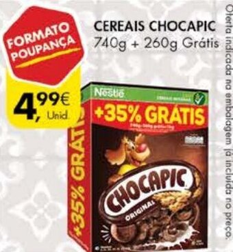 Pingo Doce Cereais Chocapic 740g promoção