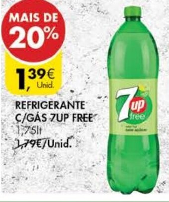 Pingo Doce Refrigerante C/ Gás 7Up 1,75lt promoção