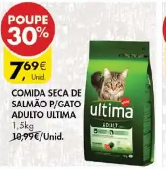 Pingo Doce Comida Salmão P/Gato Adulto Ultima 1,5kg promoção