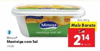 Lidl Manteiga mimosa promoção