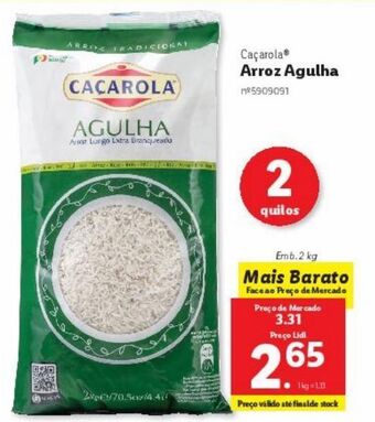 Lidl Arroz caçarola promoção