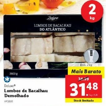 Lidl Bacalhau deluxe promoção