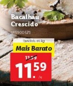 Lidl Bacalhau promoção