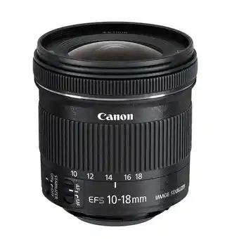 Objetiva canon ef 10-18 is stm