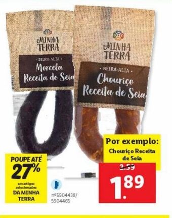 Lidl Chouriço promoção