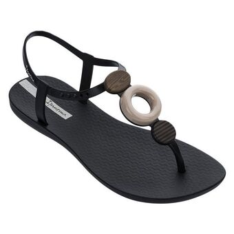 Sportino Ipanema sand�lia class modern black/beige promoção