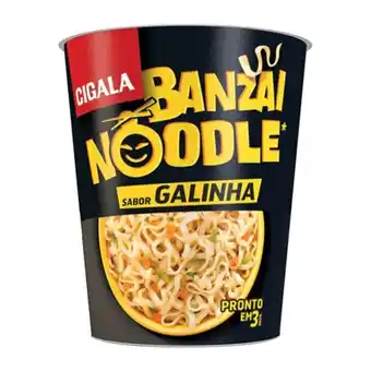 ALDI Banzai noodles de galinha promoção