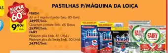 Pingo Doce Pastilhas P/Máquna da Loiça Finish promoção