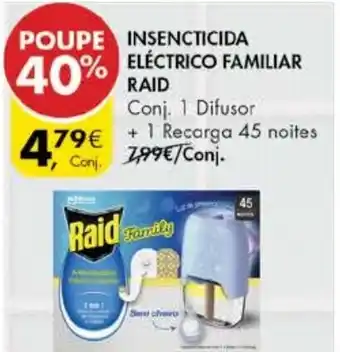 Insencticida Elêctrico Familiar Raid
