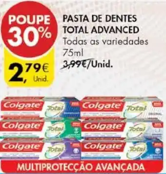 Pasta de Dentes Total Advanced 75ml