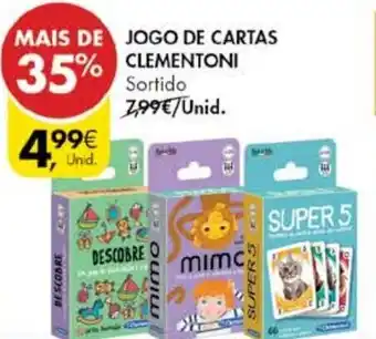 Pingo Doce Jogo de Cartas Clementoni promoção