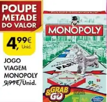 Pingo Doce Jogo Viagem Monopoly promoção