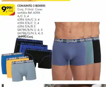 Pingo Doce Conjunto 3 Boxers promoção