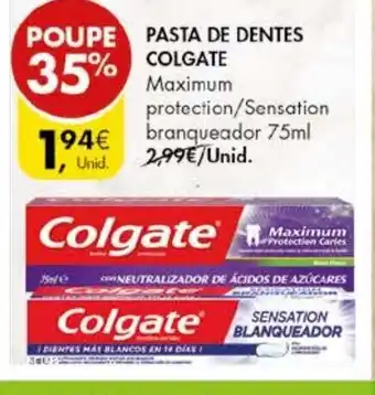 Pingo Doce Pastas de Dentes Colgate 75ml promoção