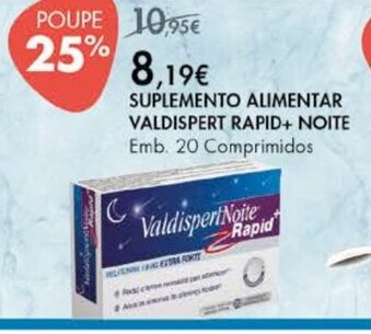 Suplemento Alimentar Valdispert Rapid+Noite