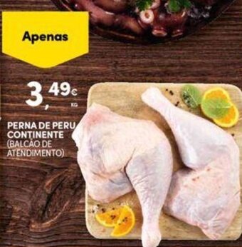 Continente Perna de Peru Continente 1kg promoção