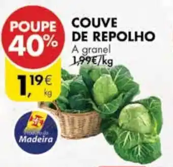 Pingo Doce Couve de Repolho 1kg promoção