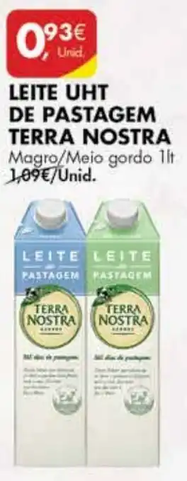 Leite Uht de Pastagem Terra Nostra 1L