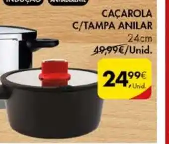 Pingo Doce Caçarola C/Tampa Anilar 24cm promoção