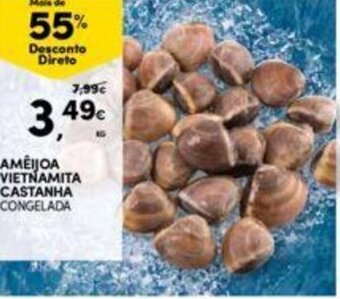 Amêijoa Vietnamita Castanha Congelada 1kg