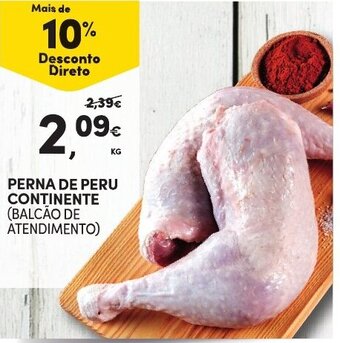 Continente Perna de Peru Continente promoção